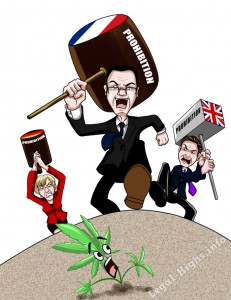 Cannabis Hanf cartoon